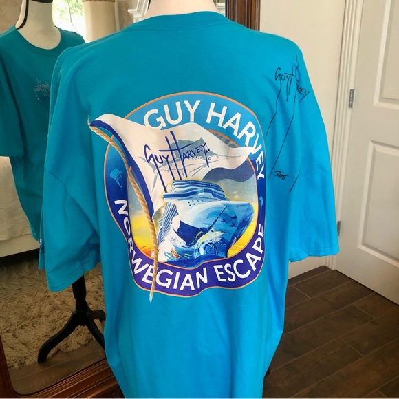 GUY HARVEY - short sleeve t-shirt - Size XXL - Picture 3 of 4
